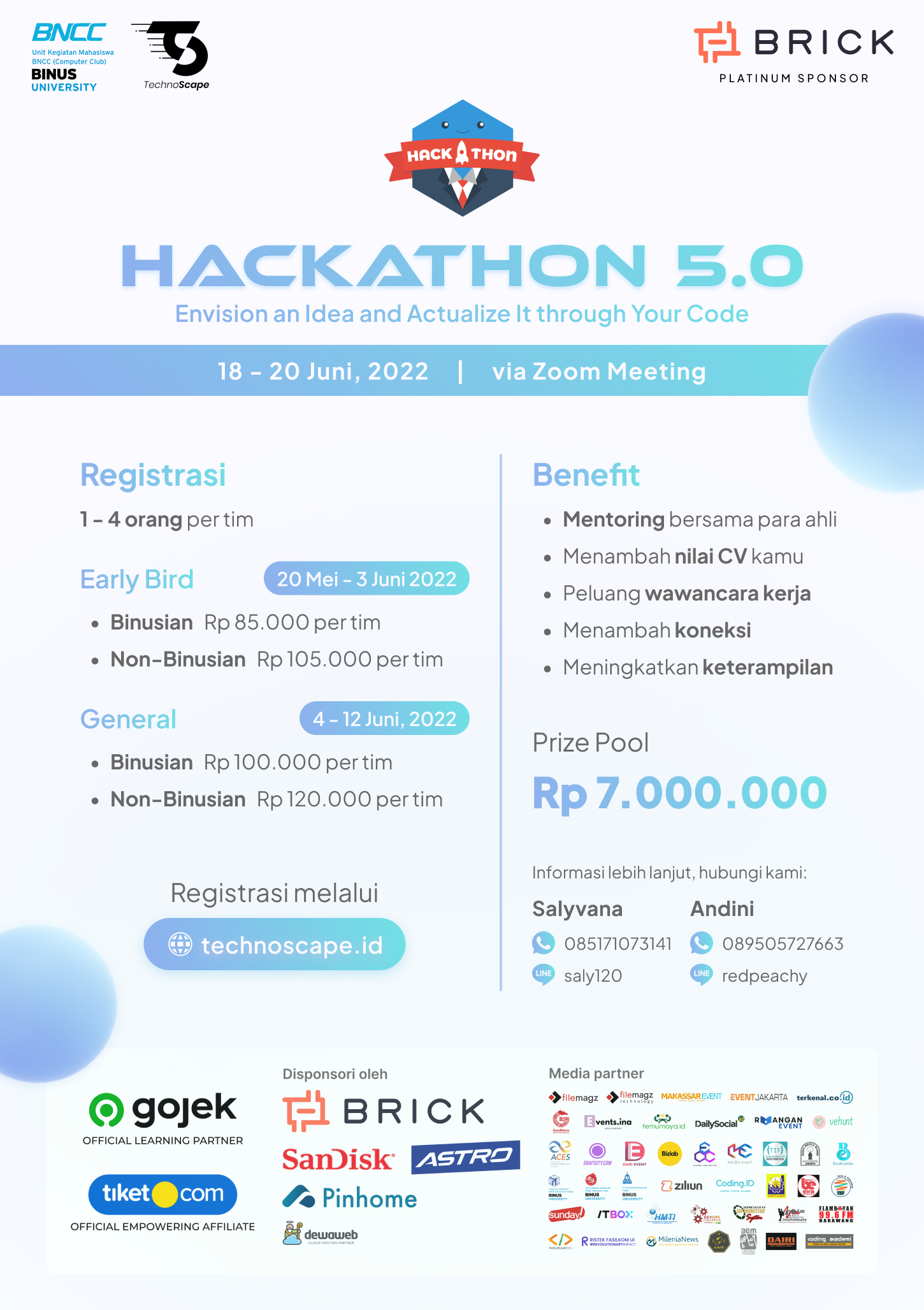 Bina Nusantara Computer Club - Hackathon 5.0