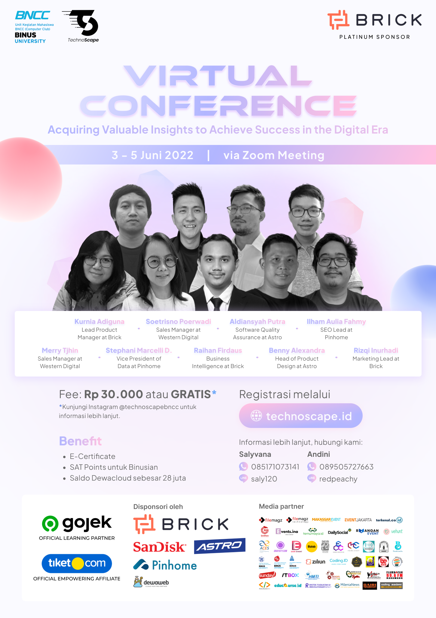 Bina Nusantara Computer Club - Virtual Conference